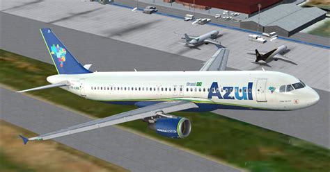 Texturas Brasileiras Azul Linhas A Reas Airbus A Pr Ajb