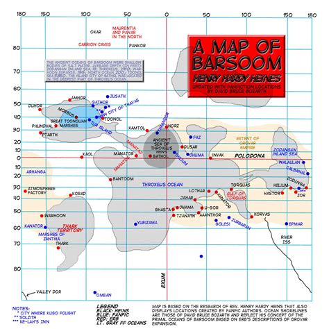 Map of Barsoom – The John Carter Files