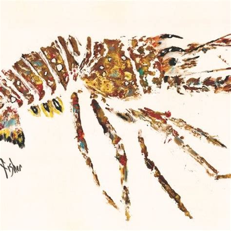 Lobster Da Bug Gyotaku Rubbing Limited Edition Print X Etsy