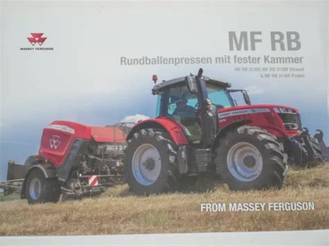 Massey Ferguson Mf Rb Round Balers Brochure From 08 2018 331 £3 88 Picclick Uk