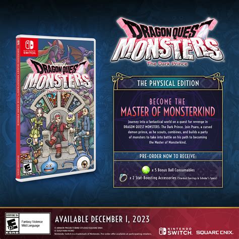 Dragon Quest Monsters: The Dark Prince, Nintendo Switch - Walmart.com