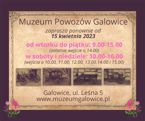 Otwarcie Sezonu Muzeum Galowice Powozy Bryczki Zaprz Gi Konne