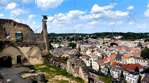 "European Castle Town Valkenburg Ruins Photography" by Mosef -e | Redbubble