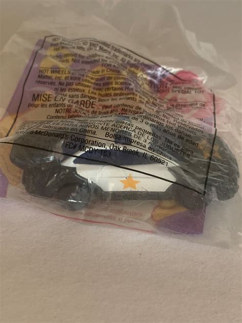 Mattel Hot Wheels Police Car NIP Mcdonalds Happy Meal Toy Etsy