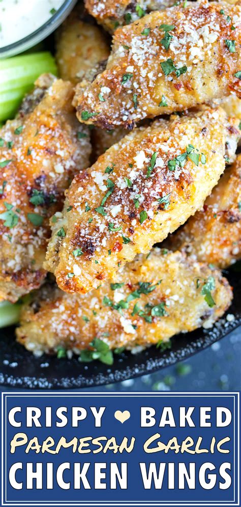 Baked garlic parmesan wings – Artofit
