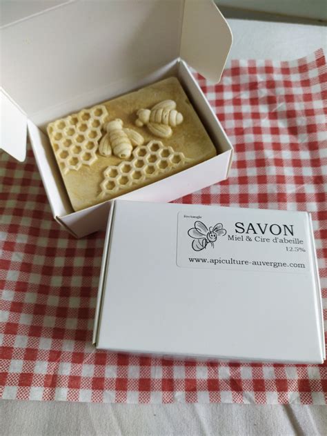 Savon miel et cire d abeilles rectangle 100 g Miel Et Dérivés