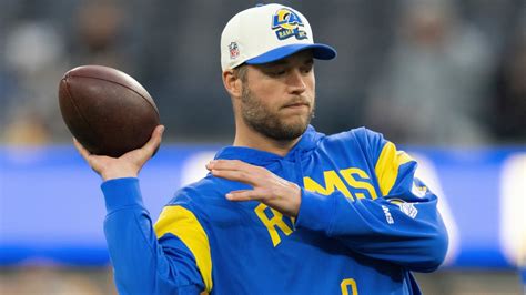 Rams Hc Sean Mcvay Matthew Stafford S Got A Good Look In His Eye