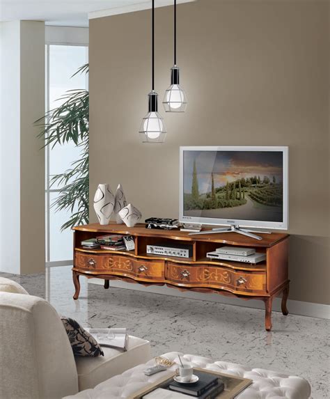 Wooden Tv Cabinet With Drawers By Tarocco Vaccari Group