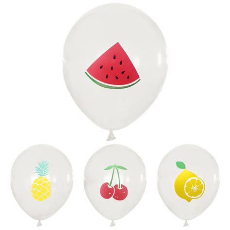 Ballons d été en latex fruits ananas citron neutre 12 pouces 12