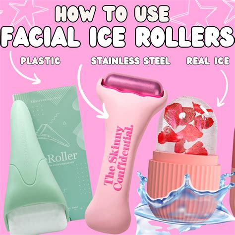 How To Use A Facial Ice Roller On Your Face In 2024 Facial Roller Ice Roller Ice Facial