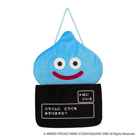 Hanging Wall Pouch Dragon Quest Smile Slime Meccha Japan