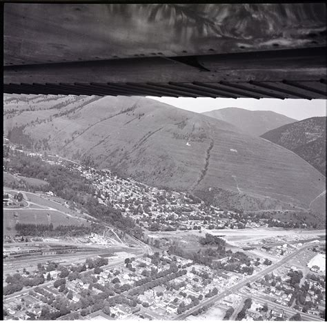 Aerial View Of Missoula Montana History Portal