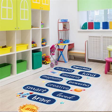 Buy Inspirational Quotes Floor Decals Motivational Game Stickers Positive Saying Wall Decals