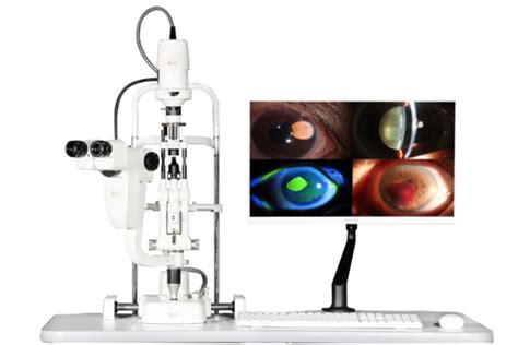 Digital Slit Lamp With Meibomian Imaging Maintech Sl Sc Lenscan