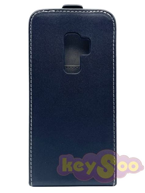 Flip Case Slim Flexi Fresh Black Samsung Galaxy S9 Plus Keysoo