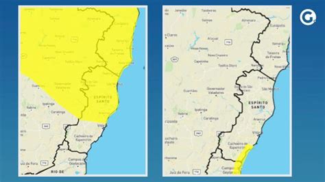 A Gazeta Frente Fria Es Recebe Mais Dois Alertas De Chuva Intensa E