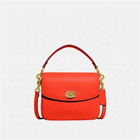 Bolsa Cassie Crossbody 19 Coach Laranja Coach