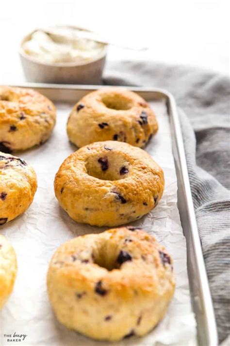 Blueberry Bagels The Busy Baker