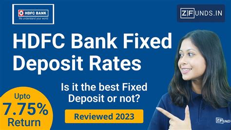 Hdfc Bank Fixed Deposit Interest Rates Hdfc Fd Interest Rates 2023