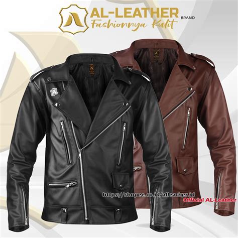 Jual Al Leather Jaket Kulit Pria Ramones Retro The Changcuters Bigsize