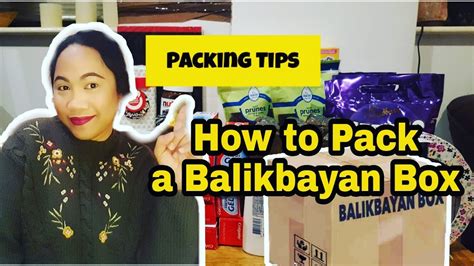 How To Pack A Balikbayan Balikbayanbox Youtube