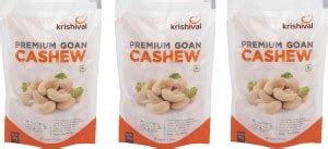 Krishival Pack Of Premium Goan Konkan Pepper Plain Chili Cashew