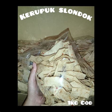 Jual Kerupuk Slondok Asli Magelang 1 Kg Shopee Indonesia