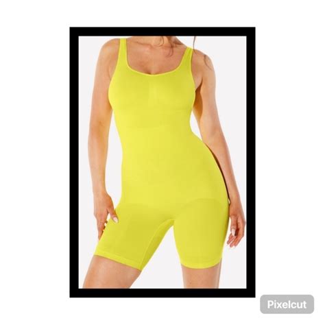 Yitty Intimates Sleepwear Nearly Naked Shapewear Mid Thigh Bodysuit Poshmark