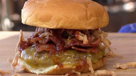 Bbq Bacon And Cheddar Smashburger Copycat Recipe Youtube