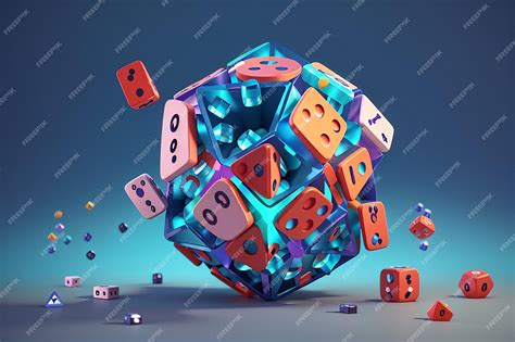 Premium Ai Image 3d Rendering Of Hand Rolling Dice Symbol On