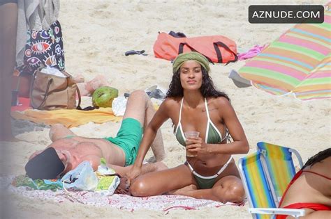Narah Baptista Sexy Seen With Vincent Cassel Showing Off Her Amazing Bikini Body At Ipanema