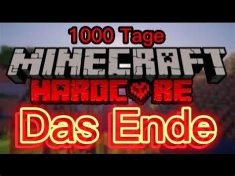 Minecraft Hardcore Das Ende Youtube