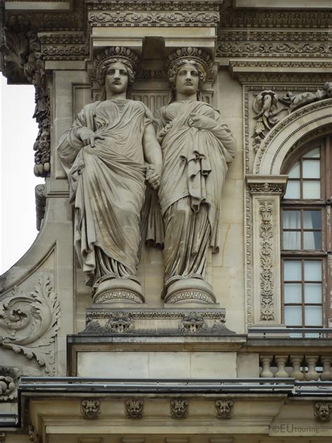 Photos Of Lhs Caryatid Sculptures On Pavillon Sully Facade Page