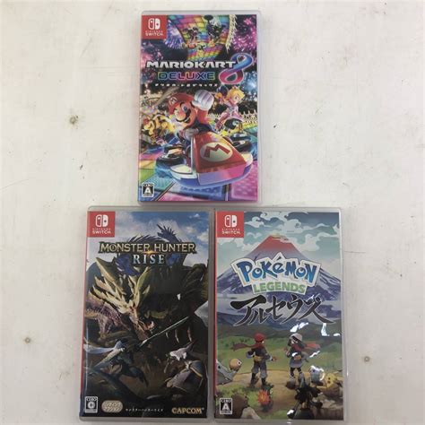 Yahooオークション Switchソフト 3本セット モンスターハンターライ