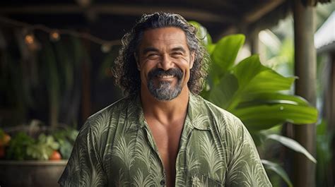 Premium Ai Image Middle Aged Indian Man Smiling Looking At Camera