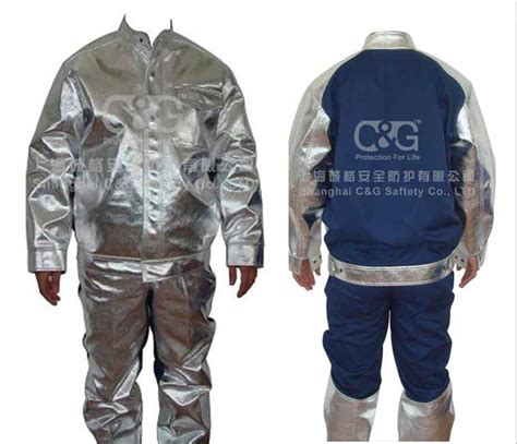 Aluminized Fire Suit Heat Resistant Clothing Fireproof Suit Candg Safety