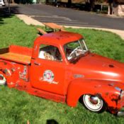 Chevy Truck Window Deluxe Rat Rod Air Ride Bagged Patina