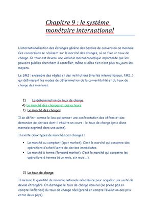 Chap 1 UE5 Economie générale et comptabilité nationale Chapitre 1