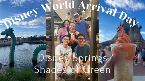 Disney World Travel Day Vlogchecking Into Shades Of Green Disney