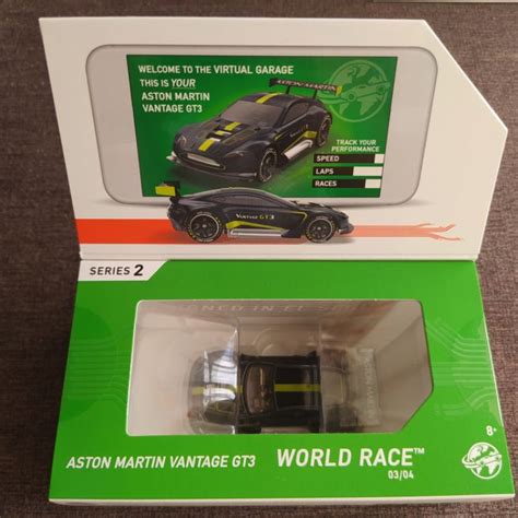 Hot Wheels Id Aston Martin Vantage Gt World Race Shopee Malaysia