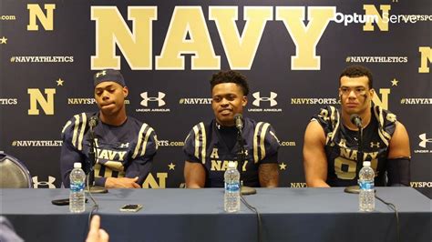 Navy Football Postgame News Conference Vs Uab Youtube