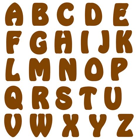 Download #000080 Alphabet16Brown SVG | FreePNGImg