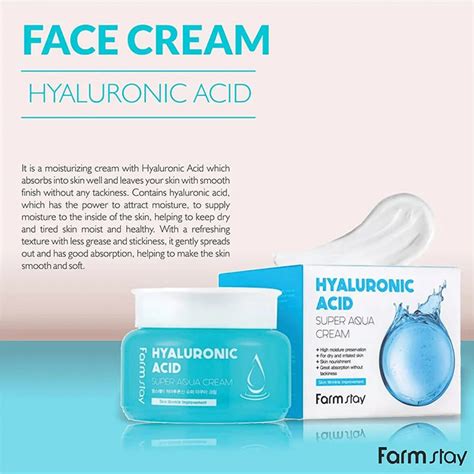 FARM STAY HYALURONIC ACID SUPER AQUA CREAM – Hopshop