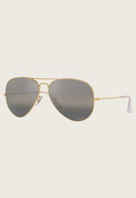 Óculos Ray Ban Aviator Dourado Compre Agora Dafiti Brasil