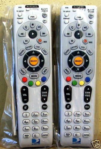 Lot Of 2 DIRECTV RC65 Universal Remote Control Direct TV RC-65 New used ...