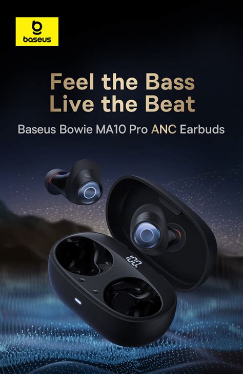 Baseus Bowie Ma Pro Anc Wireless Earphone Bluetooth Db Noise