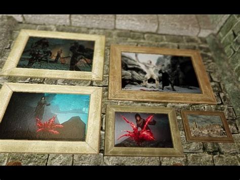 Replacer For Paintings Legacy of the Dragonborn モデルテクスチャ Skyrim