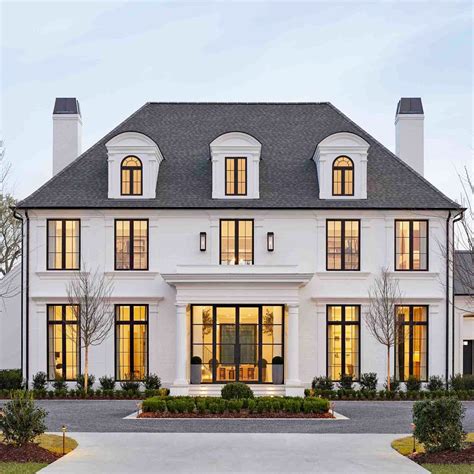 Classic French Chateau Style Home With A Modern Touch Colonial House