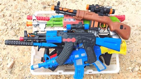 Mencari Tembak Tembakan Ak 47 Shot Shotgun Nerf Gun Bullet Gun Sniper