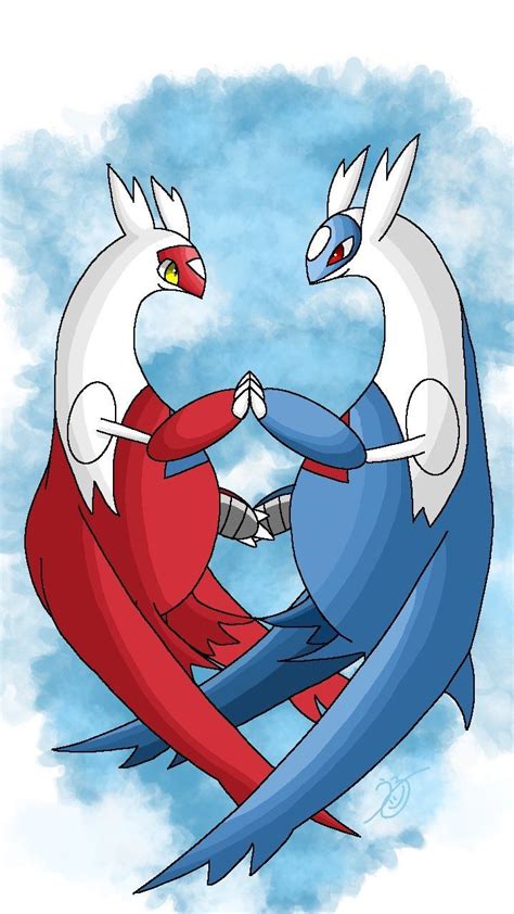 The Eon Duo Latias And Latios Art By Ururu597 From Twitter Source